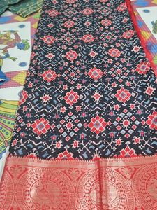 Patola Silk Saree With Blouse