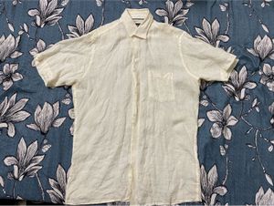 Van Heusen MEN BEIGE REGULAR FIT SOLID HALF SLEEVE