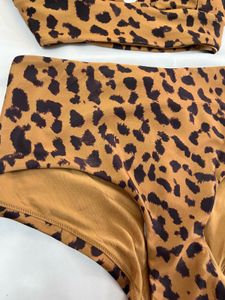 Leopard Print Bikini Set