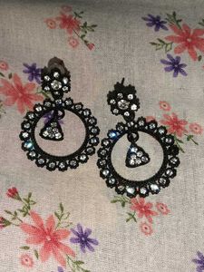 Earring Set - Jhumka &amp; Hoop Style