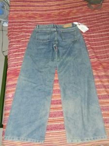 Wide Leg Denim Jeans