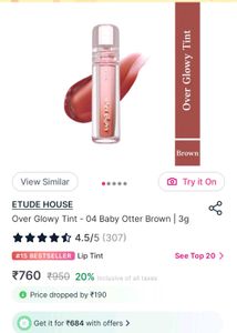 Etude Over Glowly Tint Korean Makeup