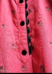 Black,Red Kurta Pant Set  Sale Only For Today