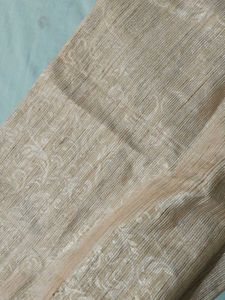 Golden Shawl With Print
