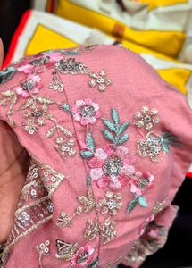 Pink Lahenga With Blouse And Dupatta