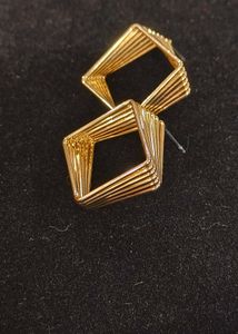 Geometric Gold Earrings