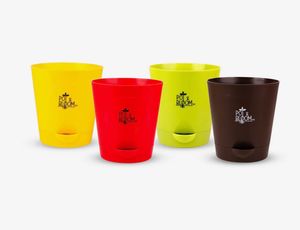Brand New 4 Piece 5 Inch Self Watering Pot