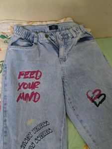 Painted Denim Jeans