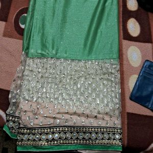 Party Wear Saree With Blouse