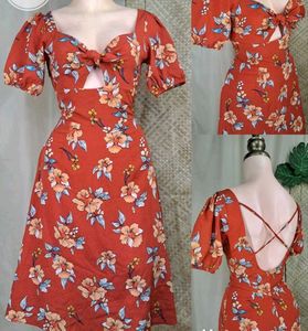 Floral Print Mini Dress