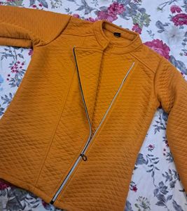 Mustard Quilted Jacket