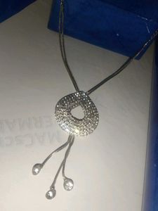 Sparkly Teardrop Pendant Necklace