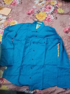 Orange Button-Down Shirt