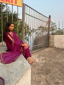 Elegant Purple Salwar Suit