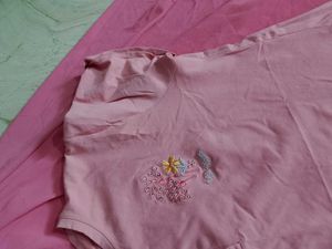 Cute Pink Bottom With Top