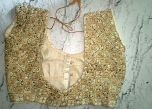 Embroidered Sari Blouse