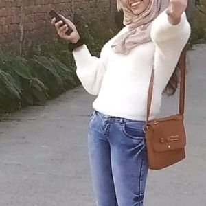 Beautiful White Turtle Neck Fur Sweater