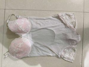 nightwear sexy Lace Detail Lingerie Bodysuit