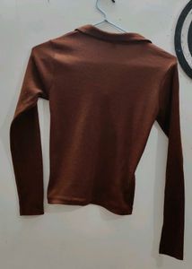 FULL SLEEVE BROWN TOP 🤎🤎