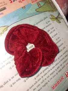 Red Velvet Scrunchie