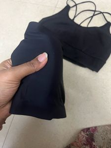 Black Desginer Bralet Combo