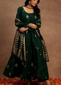 Emerald Green Anarkali Suit