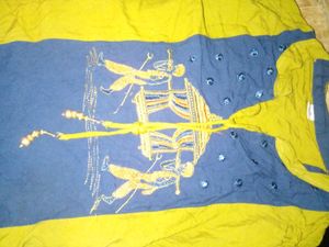 Stylish Two-Tone Top