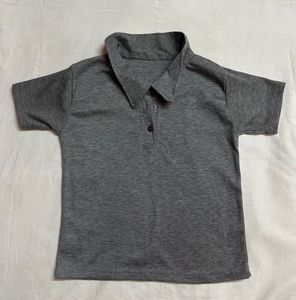 Grey Collar Tee