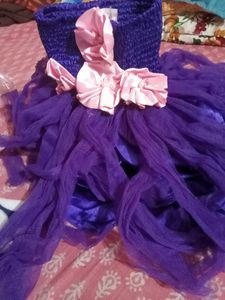 Party Wear Skirt For Kids 0-6 Months Can B Wore 1y
