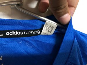 Adidas Running Blue Long Sleeve T Shirt