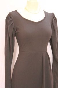 Elegant Black Midi Dress