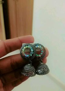 Traditional Oxidised Earrings