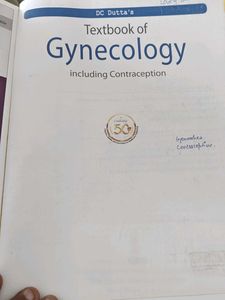 DC Dutta Gynecology Textbook