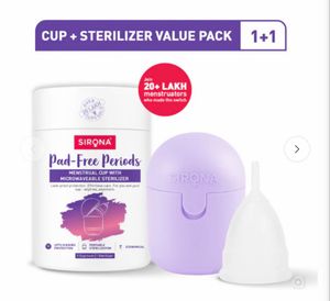 Sirona Menstrual Cup + Sterilizer