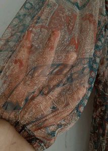 Zudio Net  Paisley Print Dress