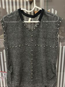 Studded Sleeveless Top