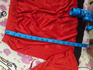 Like New Red Satin Lingerie Set in 32 bust