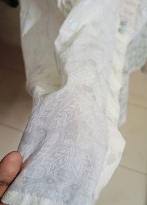 Beautiful White Kurta With Overcoat