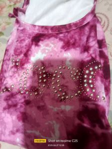 Sleevless Pink Top