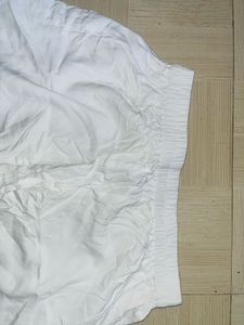 Elegant White &amp; Teal Embroidered Anarkali