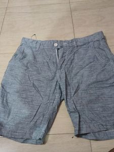 Brand Shorts Cotton With Pockets