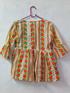 Floral Embroidered Top