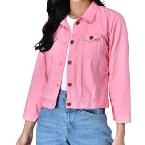 Pink Denim Jacket