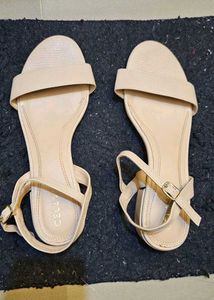 Celeste Nude Heel Sandal