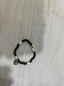 Heart Beaded Bracelets - Set of Two