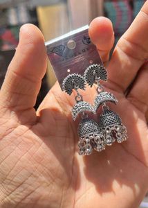Black Metal Earrings