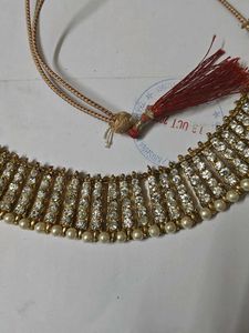 Elegant Pearl &amp; Stone Necklace