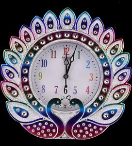 DWC Analog 30 cm X 30 cm Wall Clock(Multicolor, With Glass, Standard)