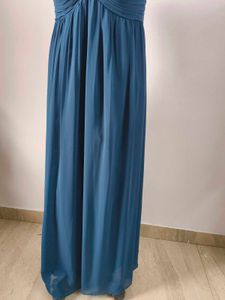 Teal Chiffon Gown