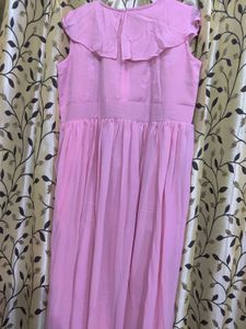 Elegant Long Flair Gown With Aster